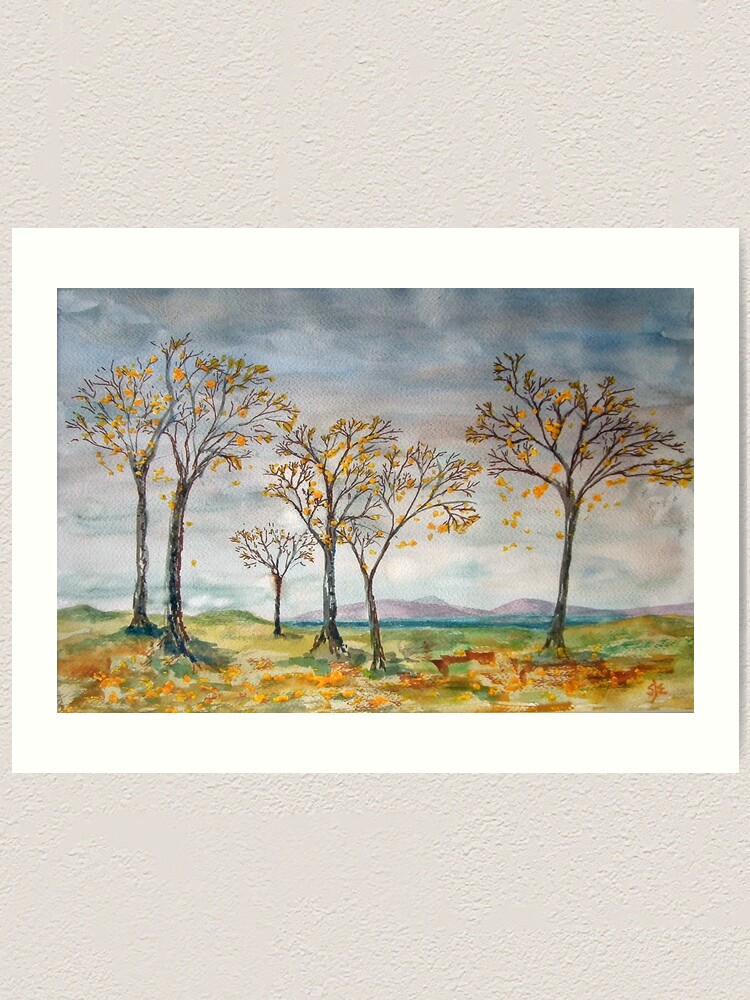 Alternate view of Autumn Breezes, Scottish West Coast Art Print