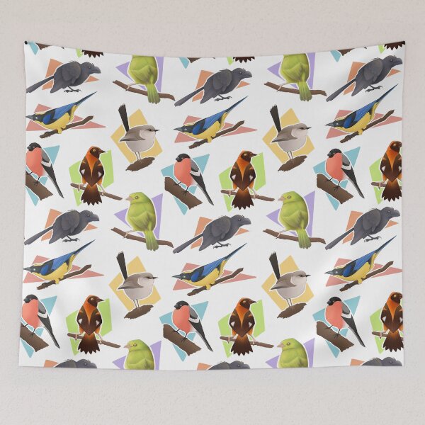 Item preview, Cutie Birds Pattern designed and sold by Shanman-Art.