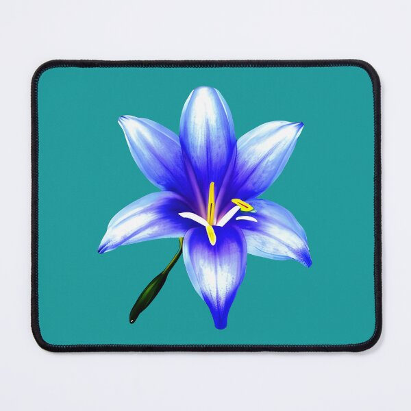 Item preview, Blue lily flower designed and sold by gramizzia.
