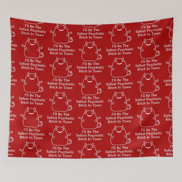 Item preview, I'll Be The Safest Psychotic Bitch In Town designed and sold by Indra Agrawal.