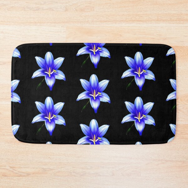 Item preview, Blue lily flower designed and sold by gramizzia.