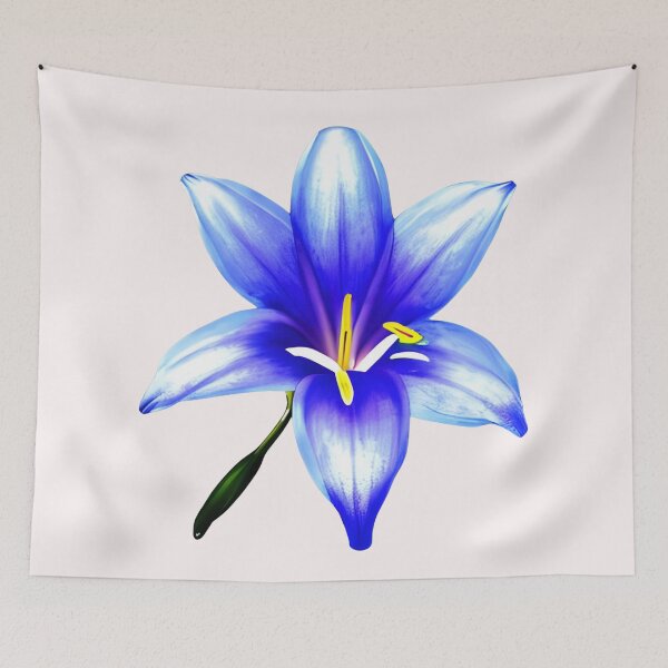 Item preview, Blue lily flower designed and sold by gramizzia.