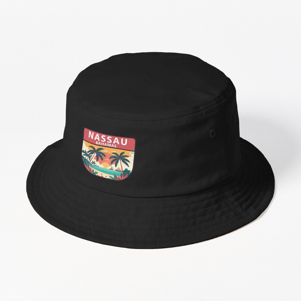 Nassau Bahamas Retro Emblem Sticker
