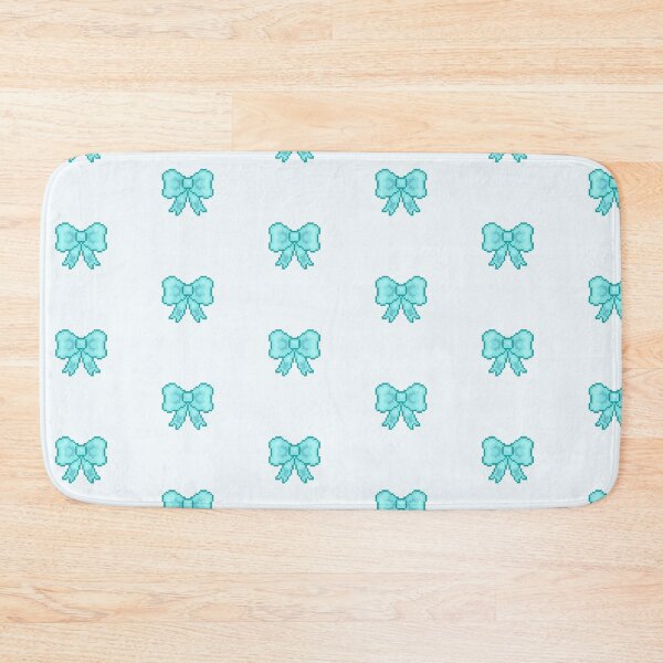 Item preview, Cute Blue Pixel Art Bow designed and sold by Valentine145.