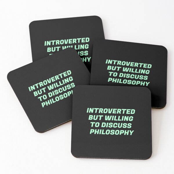 Item preview, Introverted But Willing To Discuss Philosophy  designed and sold by Inspirationmotivation.