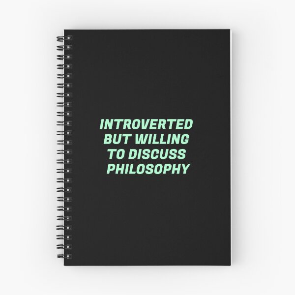 Item preview, Introverted But Willing To Discuss Philosophy  designed and sold by Inspirationmotivation.