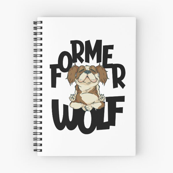 Item preview, funny Yoga Meditation Wolf Dog Design designed and sold by Kalli-design.