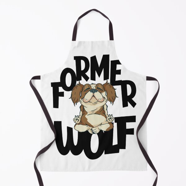 Item preview, funny Yoga Meditation Wolf Dog Design designed and sold by Kalli-design.