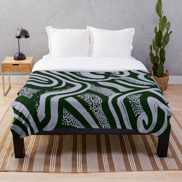 Item preview, Nile, Geometric Design In Green, And Lilac. designed and sold by I-Desire.