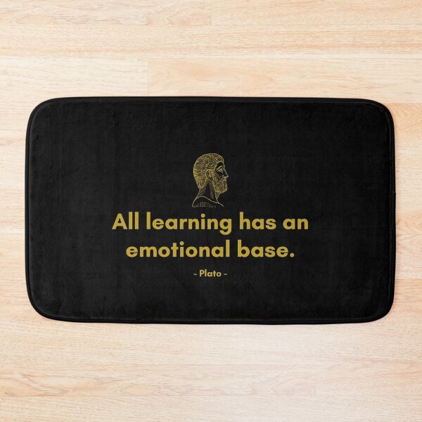 Item preview, All learning has an emotional base. - Quote from Plato designed and sold by Philosopherous.