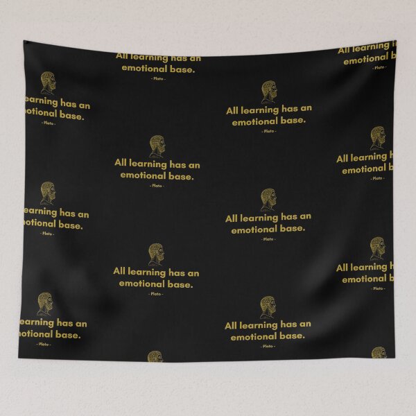 Item preview, All learning has an emotional base. - Quote from Plato designed and sold by Philosopherous.
