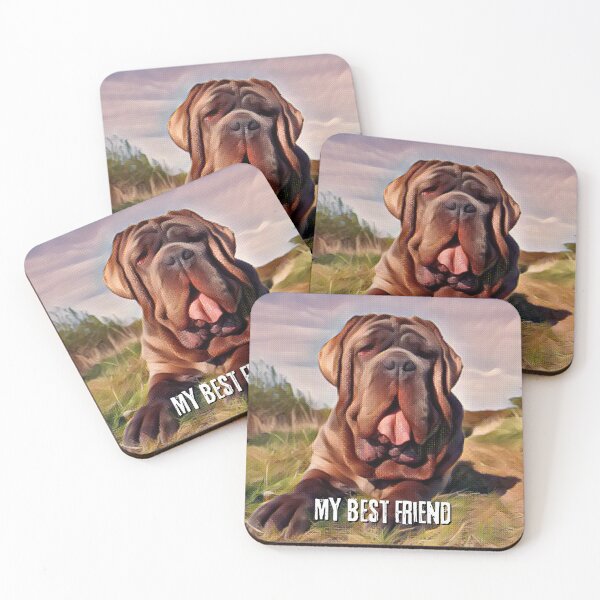 Item preview, My Best Friend is a Neapolitan Mastiff  designed and sold by It's On Backwards.
