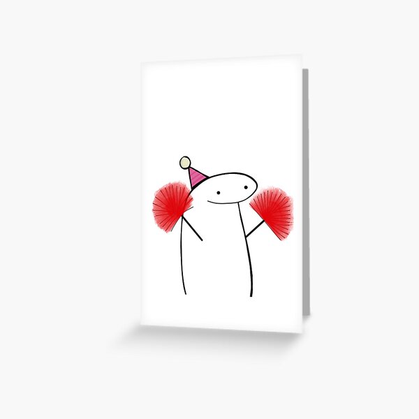 Bonecos de palito apaixonados | Greeting Card