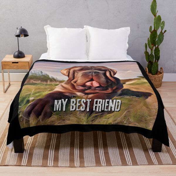 Item preview, My Best Friend is a Neapolitan Mastiff  designed and sold by It's On Backwards.