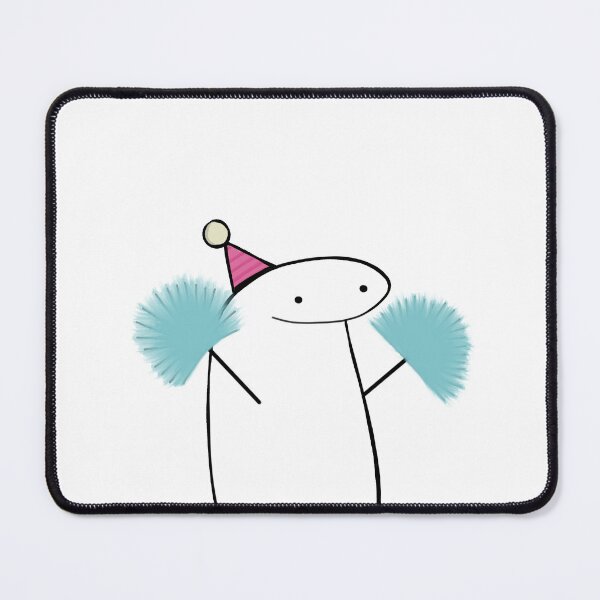 Item preview, Blue pompom celebrating flork designed and sold by LaborArte.
