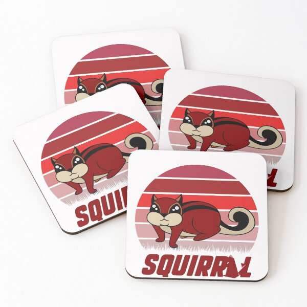Item preview, fly squirrel art lovely red designed and sold by myt-shirt.