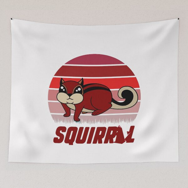 Item preview, fly squirrel art lovely red designed and sold by myt-shirt.