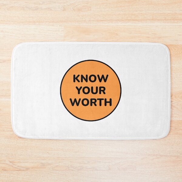 Item preview, Self esteem positive affirmations - Know your worth designed and sold by Inspirationmotivation.