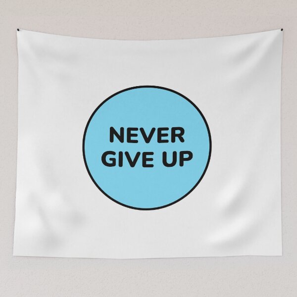 Item preview, NEVER GIVE UP New Years Resolutions Hustle quotes designed and sold by Inspirationmotivation.