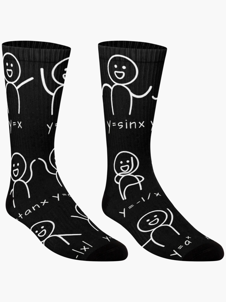 Thumbnail 3 of 5, Socks, Functions Graphs Dance Math Geometry designed and sold by VITYY.