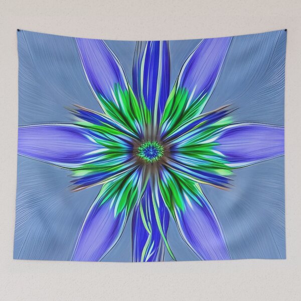 Item preview, Blue lily flower designed and sold by gramizzia.