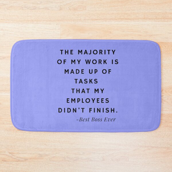 Item preview, Best Boss Ever Quotes about Tasks (Blue) designed and sold by nipanee.