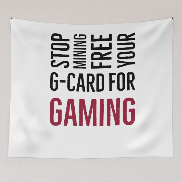 Item preview, Funny Gaming Graphic Card Quote designed and sold by Kalli-design.