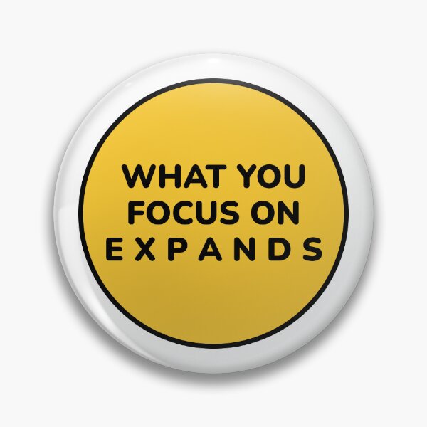 Item preview, WHAT YOU FOCUS ON EXPANDS Zen Motivation  designed and sold by Inspirationmotivation.