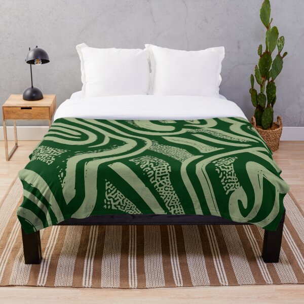 Item preview, Nile, Geometric Design In Green, And Lime. designed and sold by I-Desire.