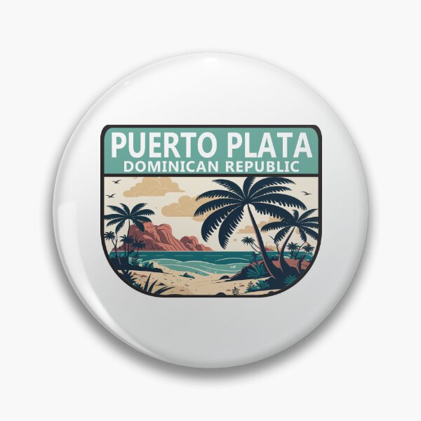 Item preview, Puerto Plata Dominican Republic Retro Emblem designed and sold by KrisSidDesigns.