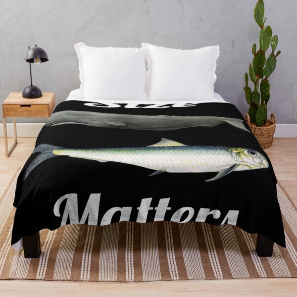 Item preview, Sperm whale vs sardine, size matters, motto designed and sold by Lacasadellora.