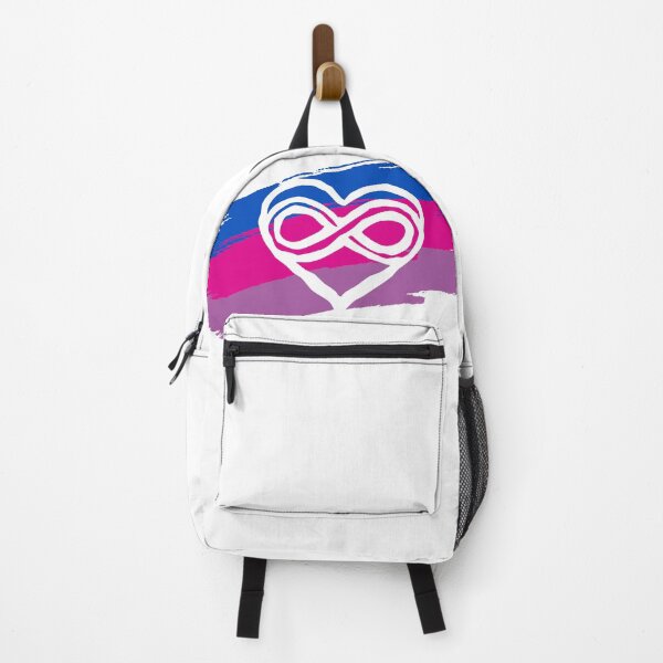 Item preview, Bi poly heart - pride flag - LGBTQ love designed and sold by PraetorianX.
