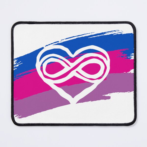 Item preview, Bi poly heart - pride flag - LGBTQ love designed and sold by PraetorianX.