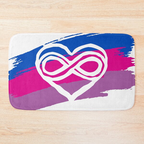 Item preview, Bi poly heart - pride flag - LGBTQ love designed and sold by PraetorianX.