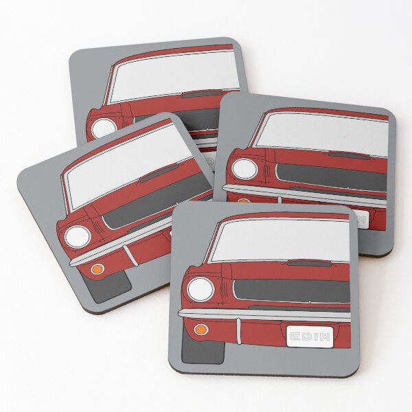 Item preview, Ford Mustang Shelby GT350 Flying Mustang dark red color designed and sold by EdimDesign.
