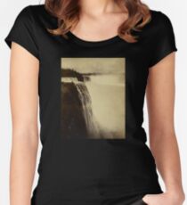 Niagara Falls around 1888 Photograph Women's Fitted Scoop T-Shirt
