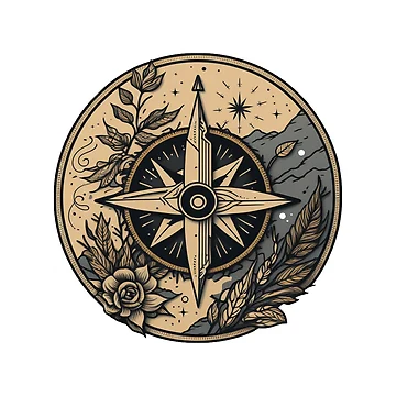 Artwork thumbnail, Compass Design by pathsofmeaning