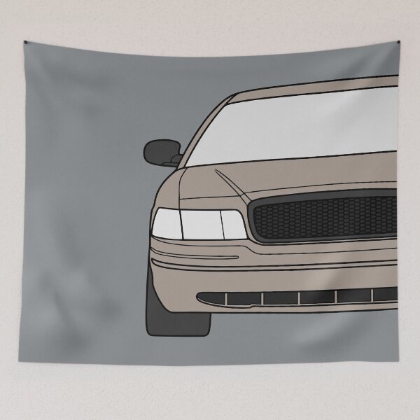 Item preview, Ford Crown Victoria Police Interceptor harvest gold color designed and sold by EdimDesign.
