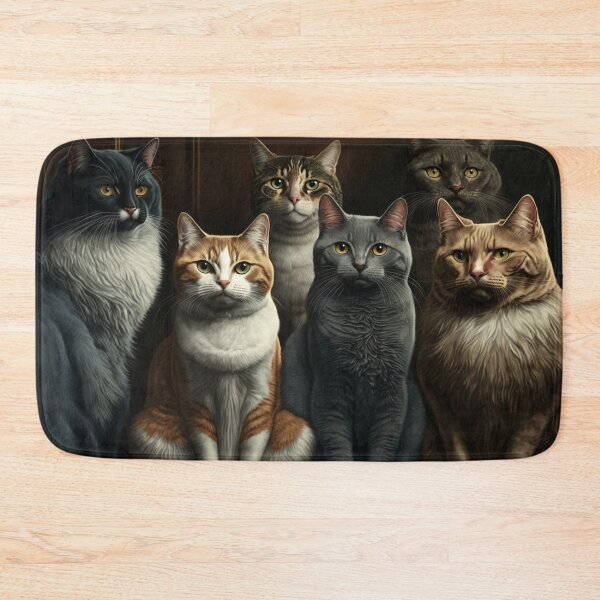 Item preview, Adorable Cat Group Portrait designed and sold by FunWearVM.