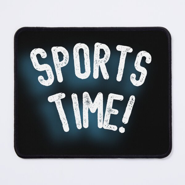 Item preview, Sports Time! Lettering Blue Color (Motivation Design) designed and sold by LEOEXPRESS.