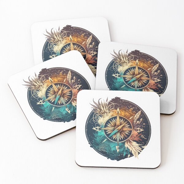 Item preview, Compass Illustration designed and sold by pathsofmeaning.