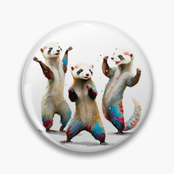 Item preview, Cute Dancing Ferrets, Just Dance! designed and sold by Orianah.