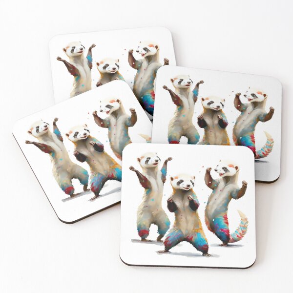 Item preview, Cute Dancing Ferrets, Just Dance! designed and sold by Orianah.