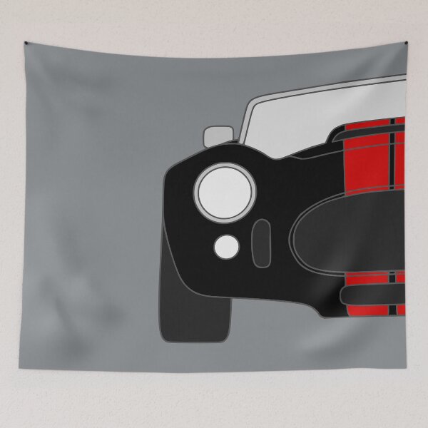 Item preview, AC Cobra 427 Shelby Cobra black red stripes designed and sold by EdimDesign.