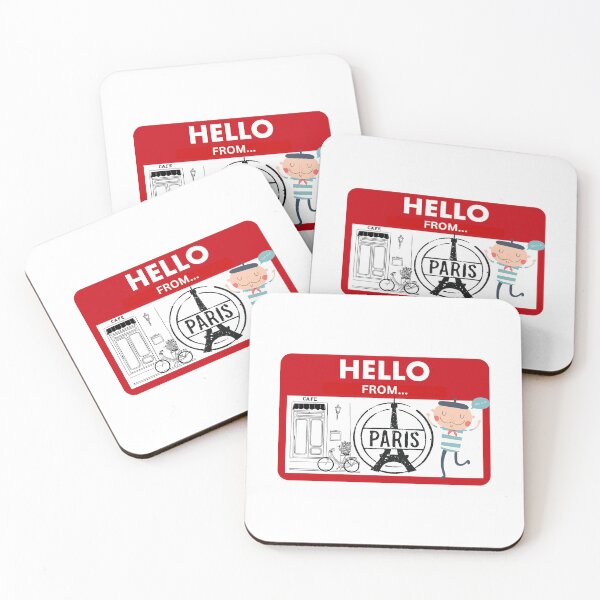 Item preview, Hello from Paris France 01 designed and sold by shopitravel.