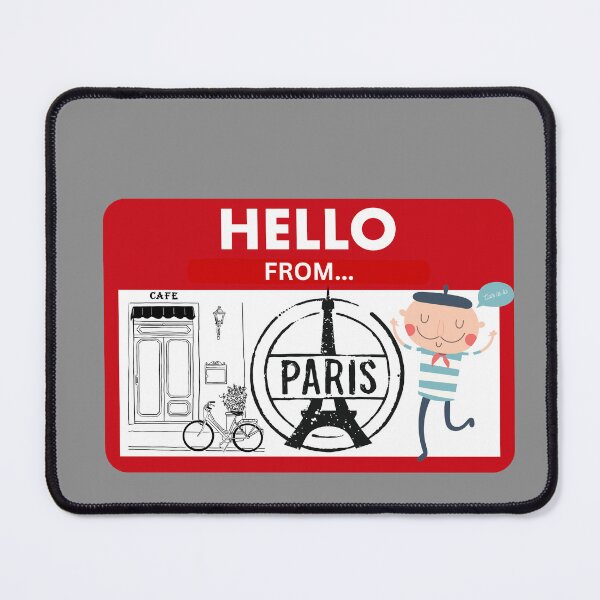 Item preview, Hello from Paris France 01 designed and sold by shopitravel.