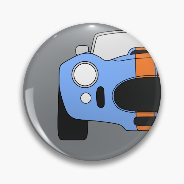 Item preview, AC Cobra 427 Shelby Cobra blue orange stripes designed and sold by EdimDesign.
