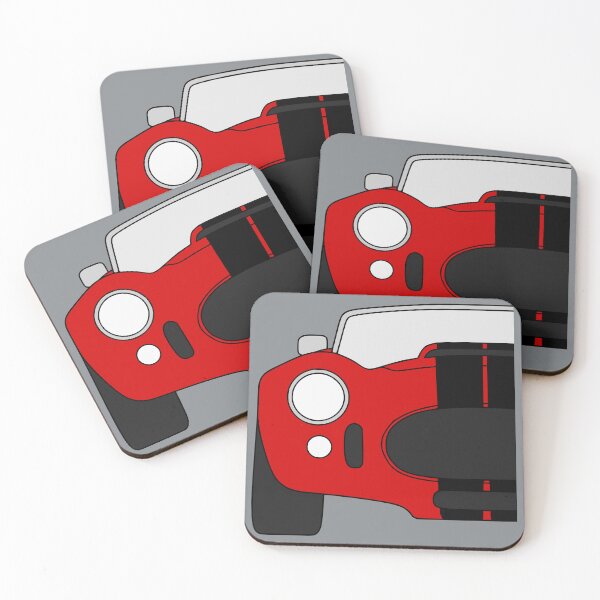 Item preview, AC Cobra 427 Shelby Cobra red black stripes color designed and sold by EdimDesign.