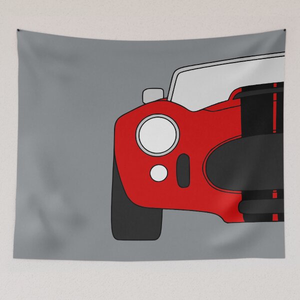 Item preview, AC Cobra 427 Shelby Cobra red black stripes color designed and sold by EdimDesign.