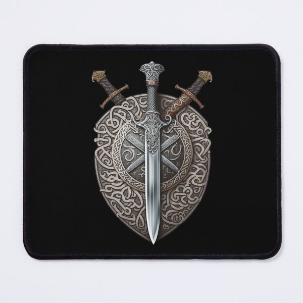 Item preview, Shield and Sword of the Vikings designed and sold by UbeeU-Pixels.